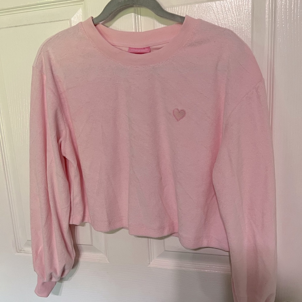 Stoney Clover Ln cropped terry top